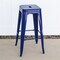 Amerihome Loft Blue 30" Metal Bar Stool, PK3 BS030BL3PK - alternate 2